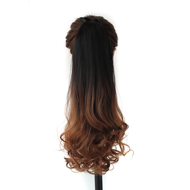  Queue-de-cheval Cheveux Synthétiques Pièce de cheveux Extension des cheveux Bouclé / Kinky Curly Quotidien