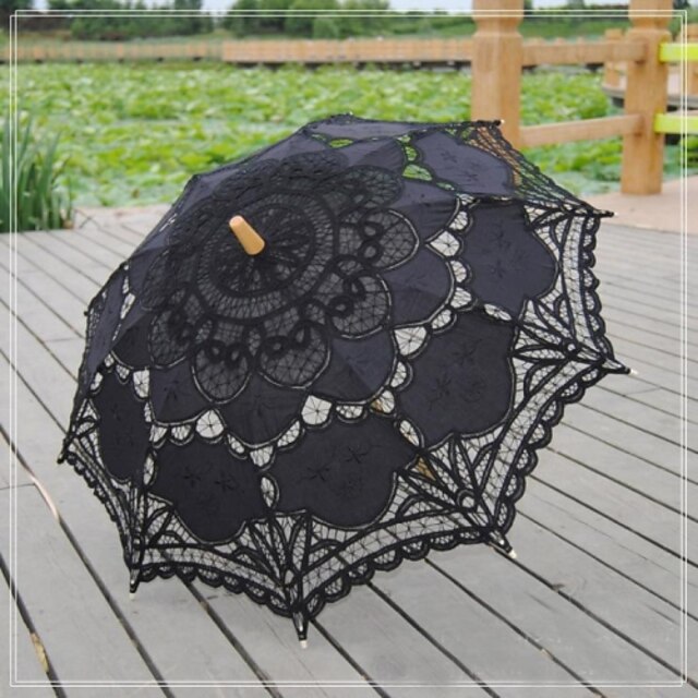  Krajka Svatební / Denní / Plesová maškaráda Deštník Deštníky 78 cm (cca 30,7