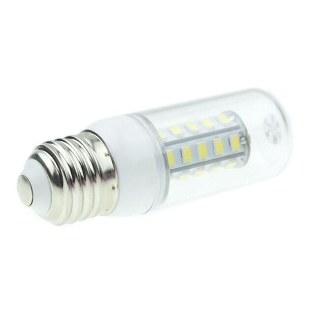  SENCART 5W 450-500lm E26 / E27 LED-kornpærer T 36 LED perler SMD 5730 Naturlig hvit 12V
