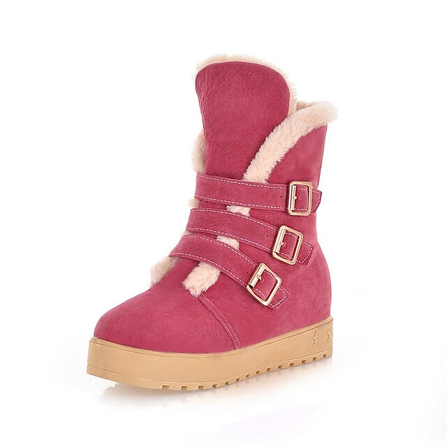 Women's Shoes Snow Boots Low Heel Mid-Calf Boots More Colors available