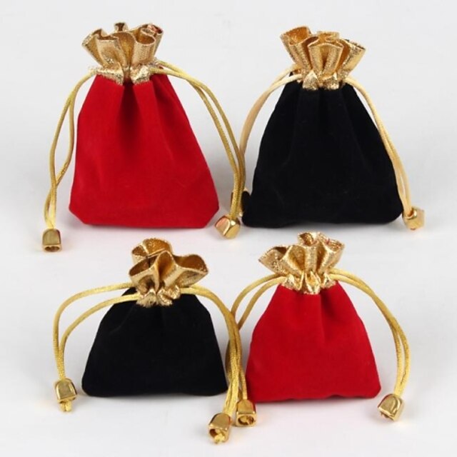  حقائب المجوهرات - موضة أسود, أحمر 12 cm 9 cm 0.5 cm / للمرأة