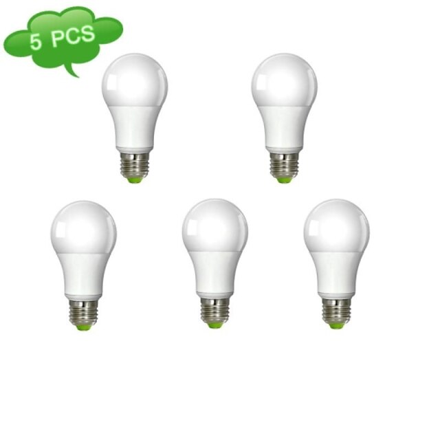  5 шт. LED лампы типа Корн 630 lm E26 / E27 A60(A19) 1 Светодиодные бусины COB Тёплый белый Холодный белый 100-240 V / RoHs / CE