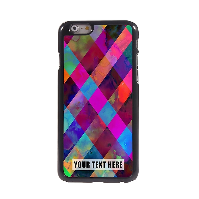  cazul în care telefonul personalizate - caz colorat grilaj de design metalic pentru iPhone 6