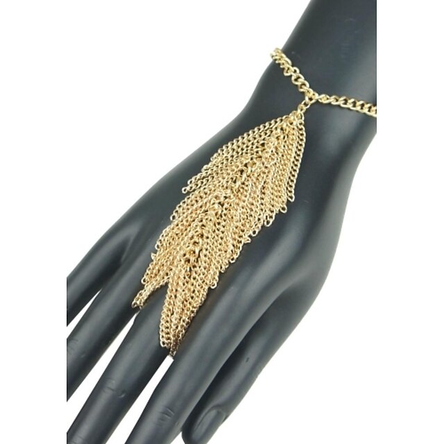  Women's Chain Bracelet Tassel Casual Multi Layer Fashion Alloy Jewelry Costume Jewelry