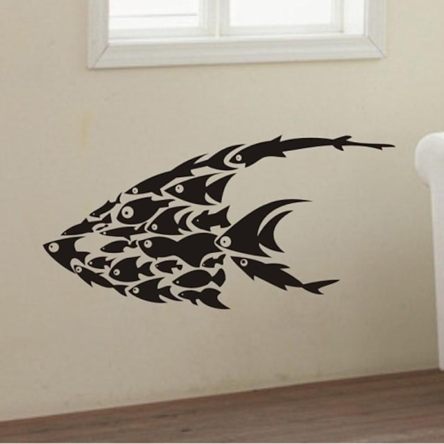  壁のステッカーの壁のステッカー、家の装飾の魚の壁画PVCウォールステッカー