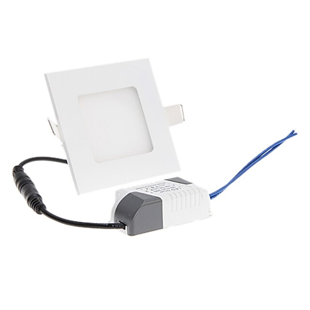  zdm® 1pc 3w 15 leds empotrado / fácil de instalar luces de panel led / downlights led blanco / frío blanco / blanco cálido 85-265v orificio de montaje 70 mm