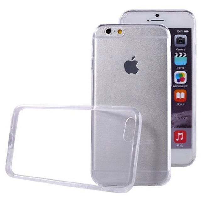  Maska Pentru Apple iPhone 6s Plus / iPhone 6s / iPhone 6 Plus Ultra subțire / Transparent Capac Spate Mată Moale TPU