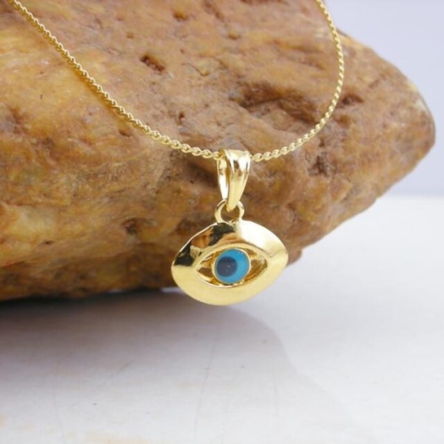  Men's Pendant Evil Eye Ladies Fashion Gold Plated Alloy Golden Necklace Jewelry For Party / Evening Dailywear