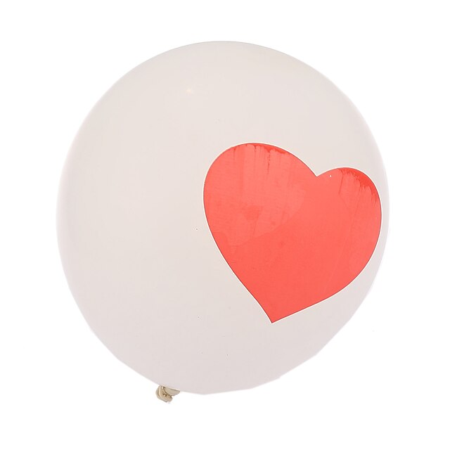  Мячи Воздушные шары Сердце Для вечеринок Веселье Надувной Классика Игрушки Подарок / Ластик