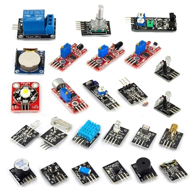  24 em 1 kit de sensor para arduino