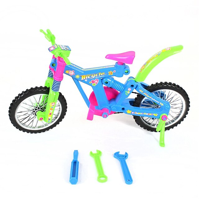  Assembling Plastic Bicycle Toy