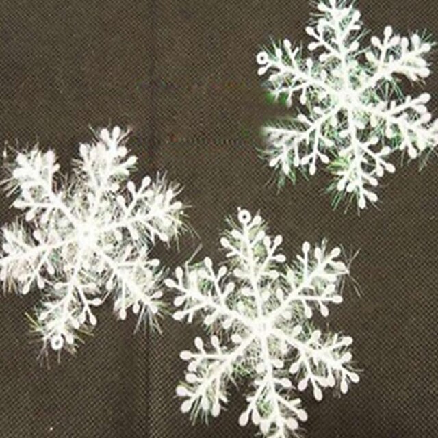  Decoratiuni de vacanta Fulg zăpadă Ornamente Petrecere / Novelty / Crăciun 1set