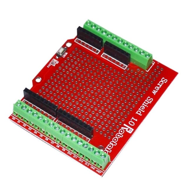  Robotale Proto Screw Shield Assembled for Arduino - Red
