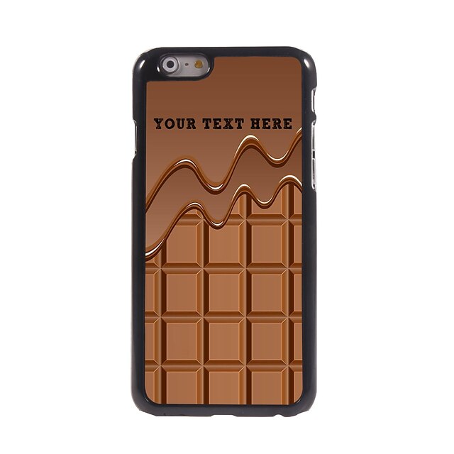  caso de telefone personalizado - o chocolate capa de metal para iphone 6