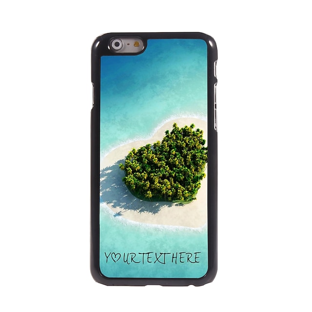  personalizzato del telefono caso - il caso di disegno del mare del metallo del cuore per iPhone 6