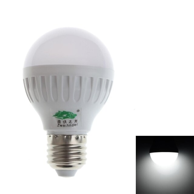  5W E26/E27 Ampoules Globe LED A60(A19) 18 SMD 5730 480-500 lm Blanc Naturel Décorative AC 100-240 V