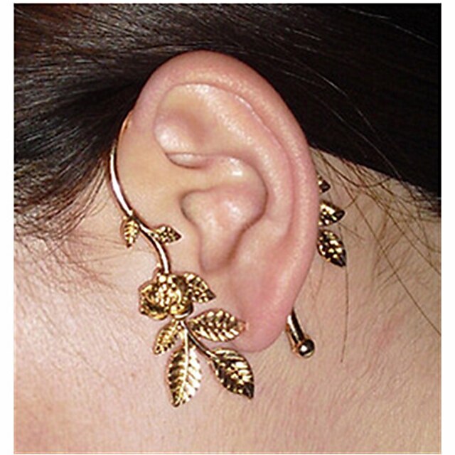  Ear Cuff - Roses, Flower Statement, European For Wedding / Party / Daily