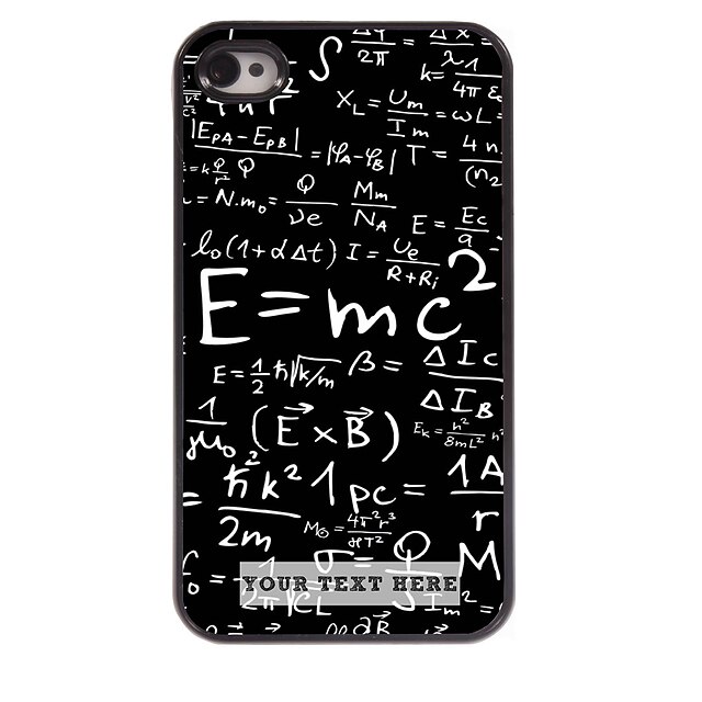  Personalized Phone Case - Formula Design Metal Case for iPhone 4/4S