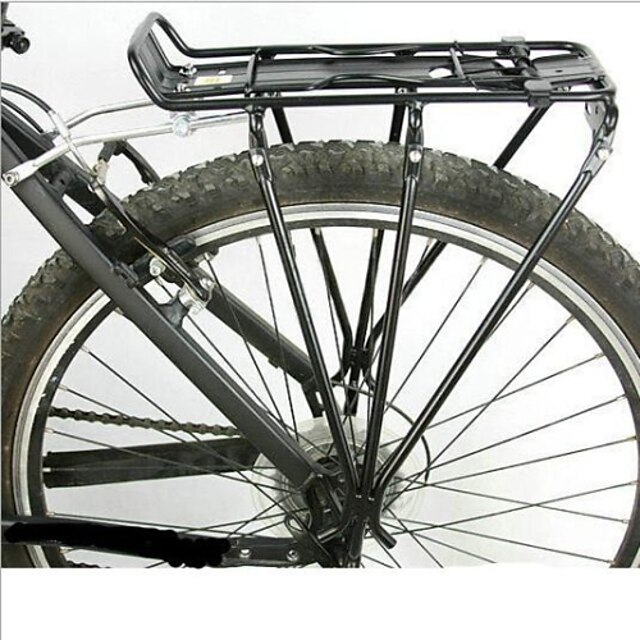  Bike Cargo Rack Aliaj din aluminiu Bicicletă montană Bicicletă șosea Ciclism / Bicicletă - Negru