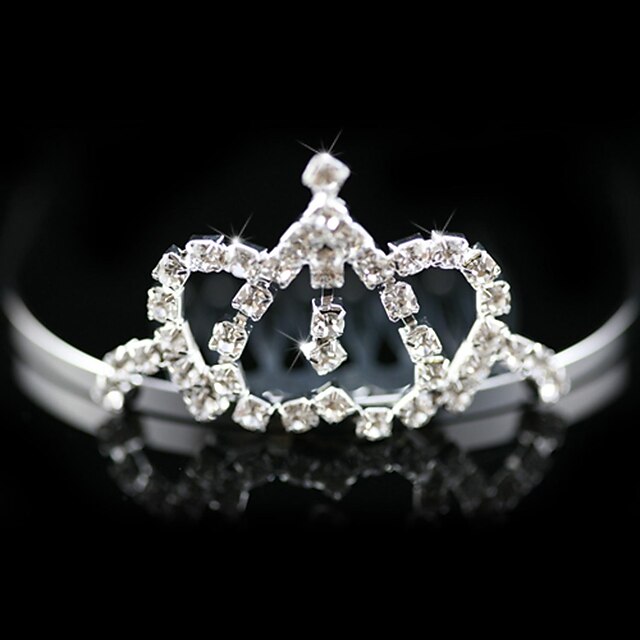  gepersonaliseerde vrouwen / bloem meisje legering / zirconia hoofddeksel - bruiloft / speciale gelegenheid tiara