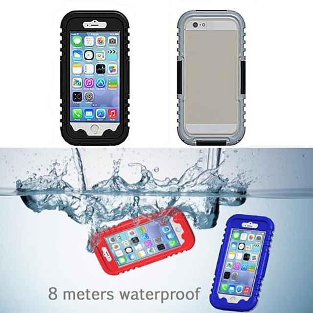  Maska Pentru iPhone 6s Plus / iPhone 6 Plus / iPhone 6s iPhone 6s Plus / iPhone 6s / iPhone 6 Plus Rezistent la apă Carcasă Telefon Mată Moale Silicon