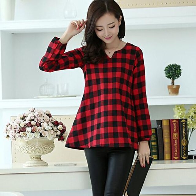  Women's Casual Checked Shirt(More Colors)