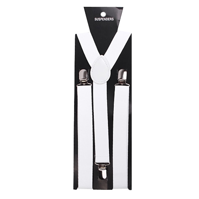  Suspender Solid / Classic Men's Costume Jewelry For Party / Business / Ceremony / Wedding