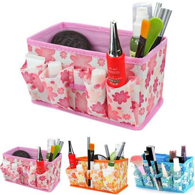  Plastic / Nonwovens Storage Boxes / Makeups Storage / Desktop Organizers Open / Cartoon Home Organization Storage 1 set