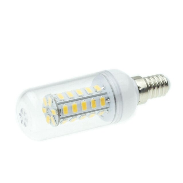  3W 250-300 lm E14 Ampoules Maïs LED T 36 diodes électroluminescentes SMD 5730 Blanc Chaud AC 220-240V