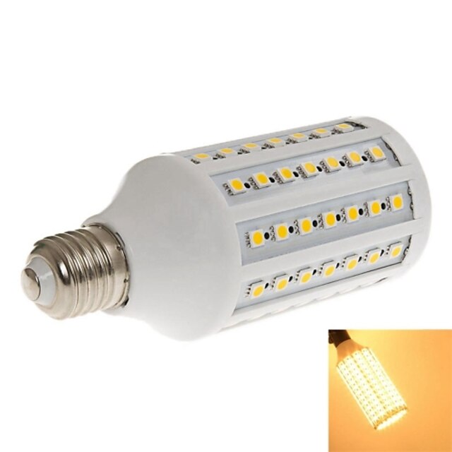  1500lm E26/E27 LED Corn Lights T 84pcs LEDs SMD 2835 Warm White 2900-3200KK AC 220-240V 