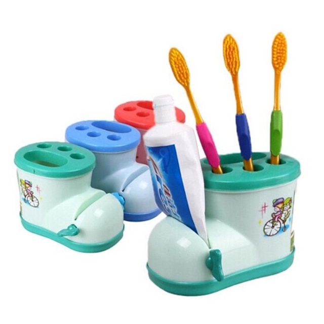  Tandbørsteholdere Bruser Plastik Multi-funktion / Miljøvenlig / Gave