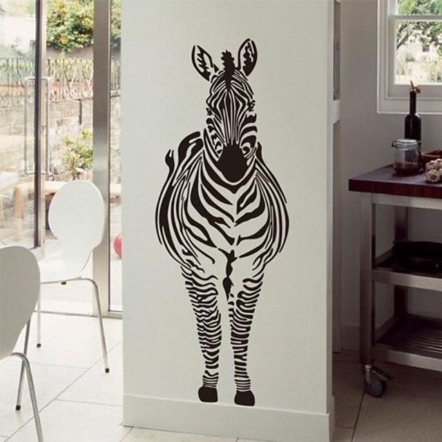  Wandaufkleber Wandtattoo, moderne Zebra PVC-Wandaufkleber