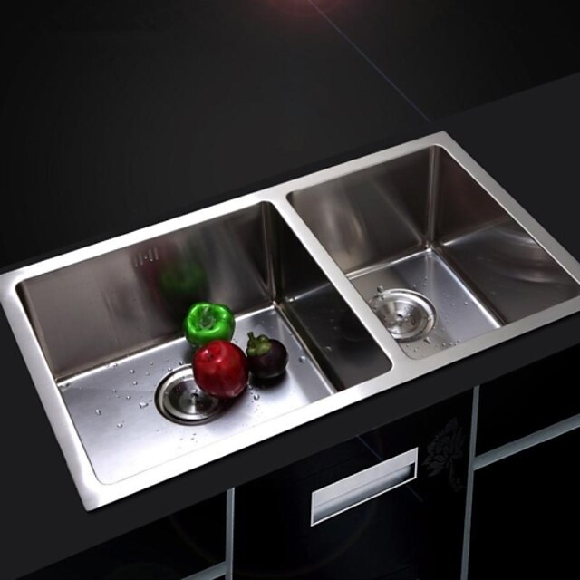  Evier de Cuisine / Bonde de Cuisine contemporain - Inox Rectangulaire Vessel Sink