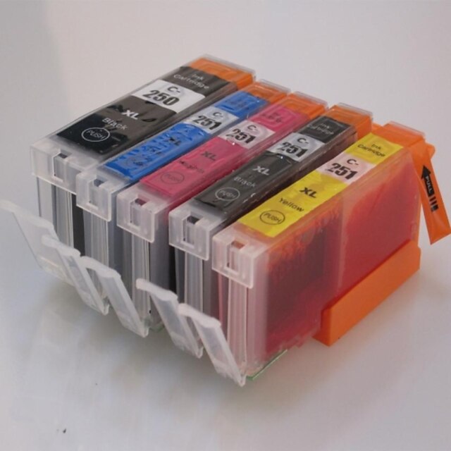  pg-550 cli551 kompatible Tintenpatrone für Canon mg5450 / mg5550 / mg6350 / mg6450 / mg7150 / ip7250 / mx925 Drucker