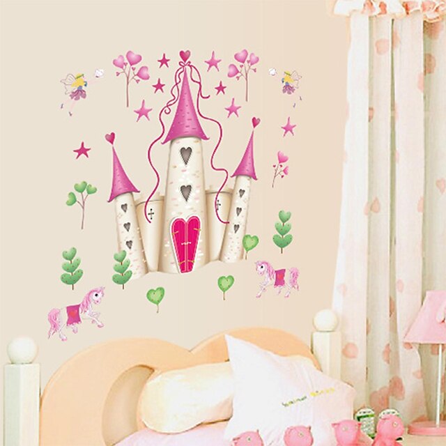  Decorative Wall Stickers - Plane Wall Stickers Landscape / Cartoon Living Room / Bedroom / Dining Room / Re-Positionable