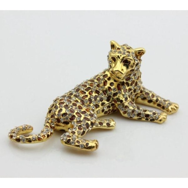  leopard domácí dekorace cetka box