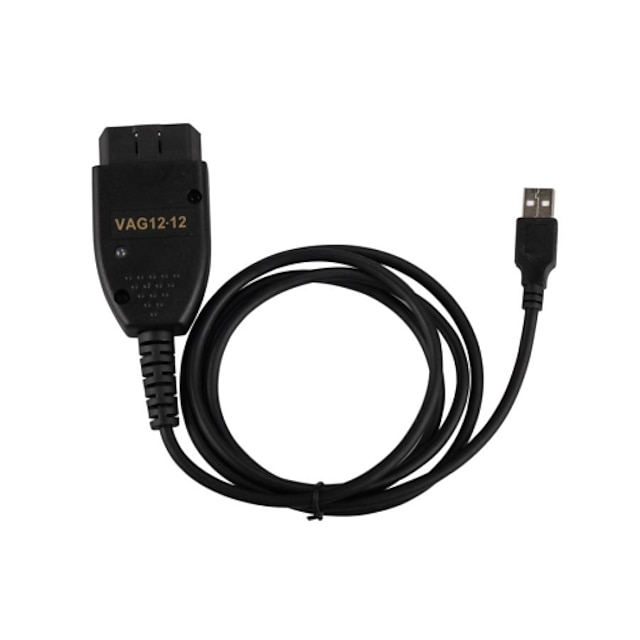  Cable VAG VAGCOM 12.12.0 cable de diagnóstico para VW / Audi / Skoda / asiento (sólo Inglés)
