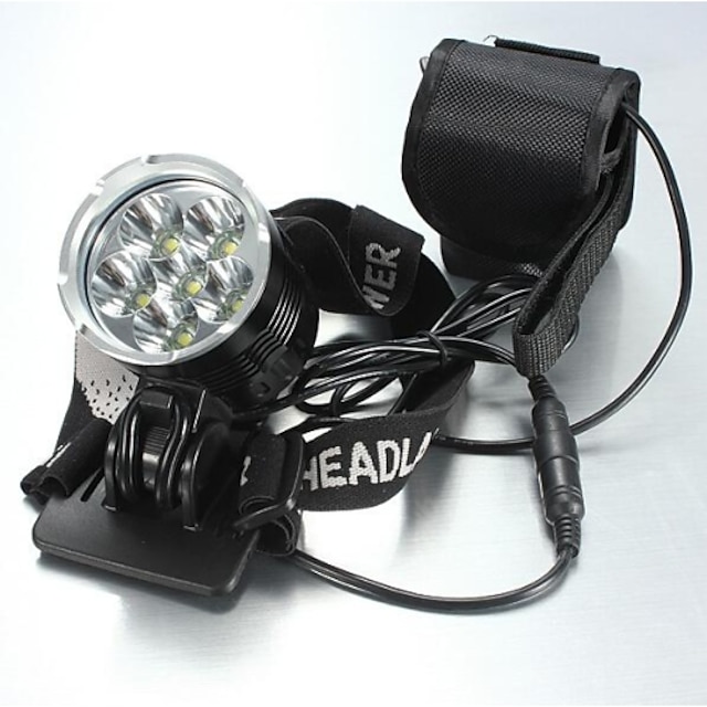  Iluminación Linternas de Cabeza LED 8400 Lumens 5 Modo Cree XM-L T6 18650.0 A Prueba de Agua / RecargableCamping/Senderismo/Cuevas / De