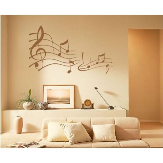  Wall Stickers Wall Decals, Contemporary Note PVC Wall Stickers 1pc