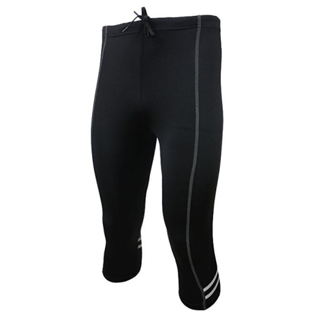  Arsuxeo Heren Strakke hardloopbroek Compressiebroek Wielrenbroek Atletisch Basislaag Compressiekleding Fietsen Tights / Lange Broek Elastaan Sport Gym training Fitness Oefening Ademend Sneldrogend