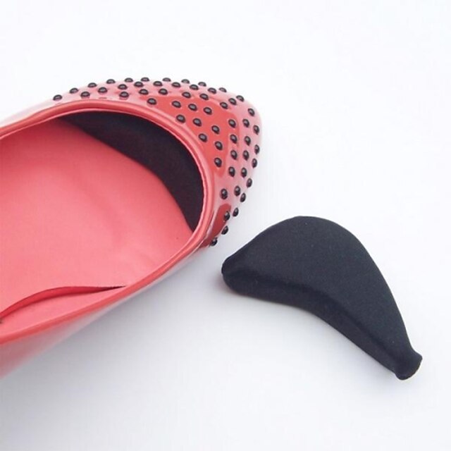  Unisex Plastic Insole & Inserts Casual Black 2 Pieces All Seasons