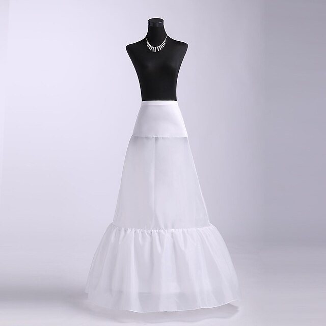  Wedding / Party / Evening Slips Spandex / Tulle Floor-length A-Line Slip / Classic & Timeless with
