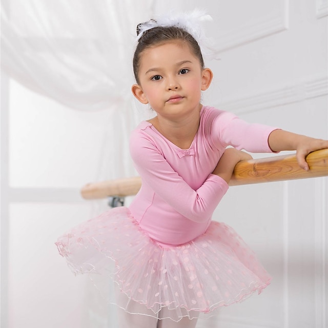  Kids' Dancewear / Ballet Dresses / Dresses&Skirts / Tutus Cotton Long Sleeve / Performance