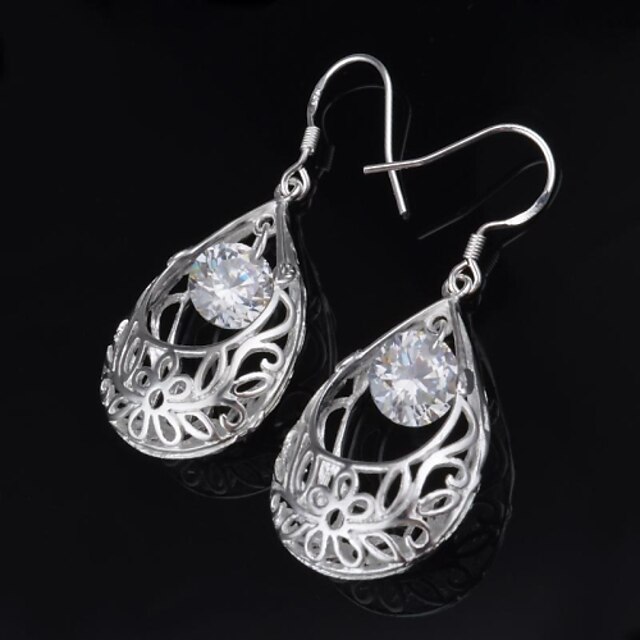  Women's Dangling Dangle Stud Earrings Drop Earrings Silver Earrings Drop Jewelry Silver For