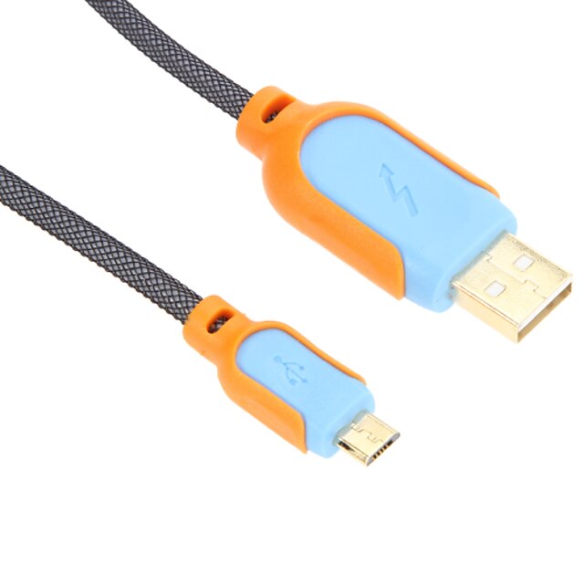  Micro USB 2.0 / USB 2.0 Καλώδιο 1m-1.99m / 3ft-6ft Κανονικό PVC Προσαρμογέας καλωδίου USB Για