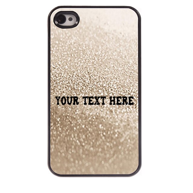  personalizzato phone caso - caso di disegno acqua metallo grigio per iPhone 4 / 4S