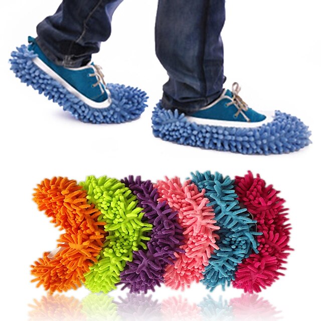  Explosion Chenille Lazy Slippers Slippers Set (A Pair) 2S0795-S001