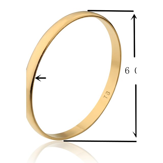  Dames Bangles - Verguld Uniek ontwerp, Modieus Armbanden Voor Bruiloft Feest