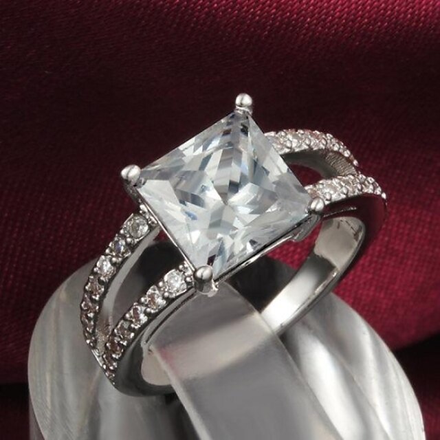 Dames Statement Ring 18K Goud Legering Bruiloft Feest Dagelijks Kostuum juwelen