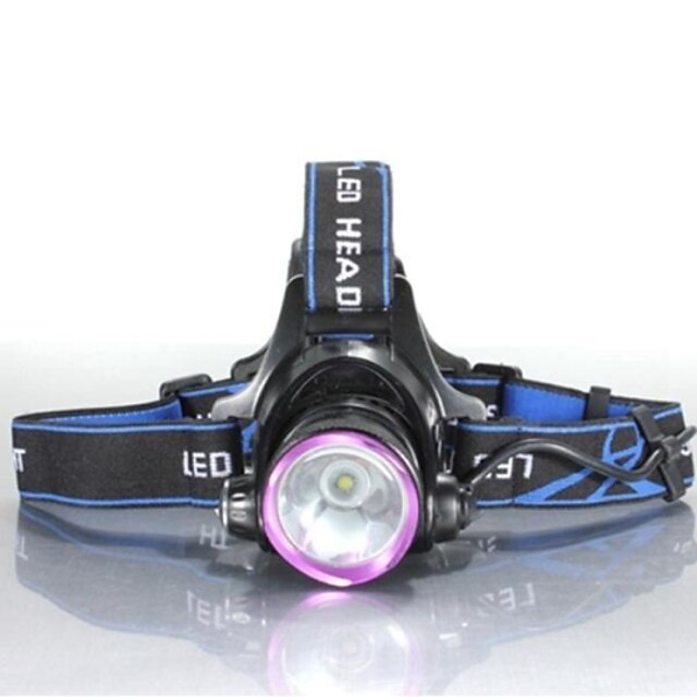  LS076 Headlamps Waterproof 2000 lm LED 1 Emitters 3 Mode with Charger Waterproof Camping / Hiking / Caving Everyday Use Diving / Boating / Aluminum Alloy